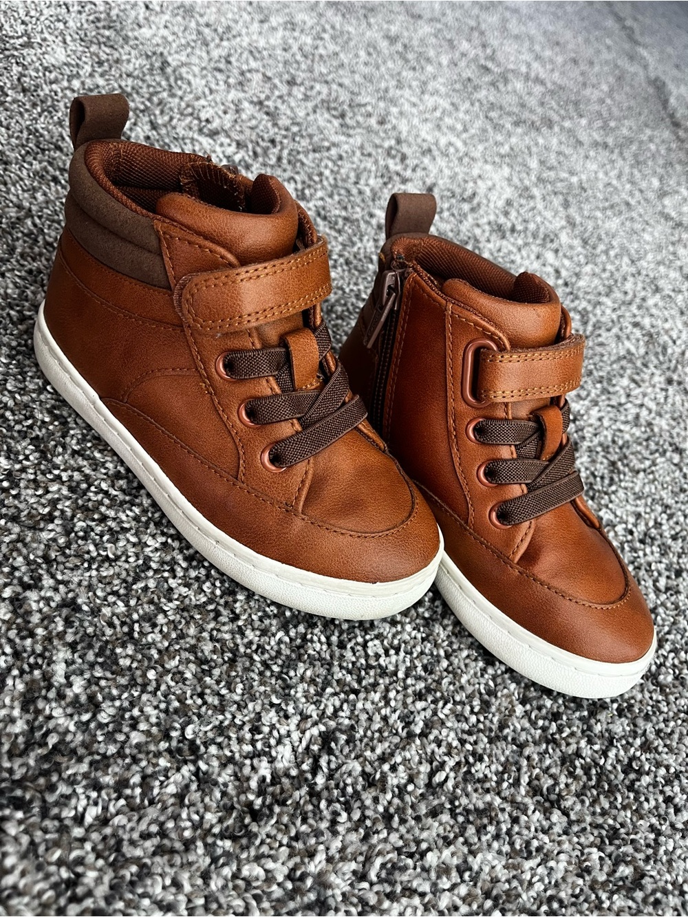Cat & Jack Brown High-Top Sneakers